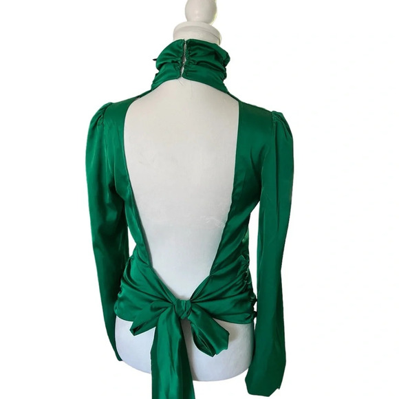 Never Fully Dressed Tops - Tue back green top Never fully dressed Melissa